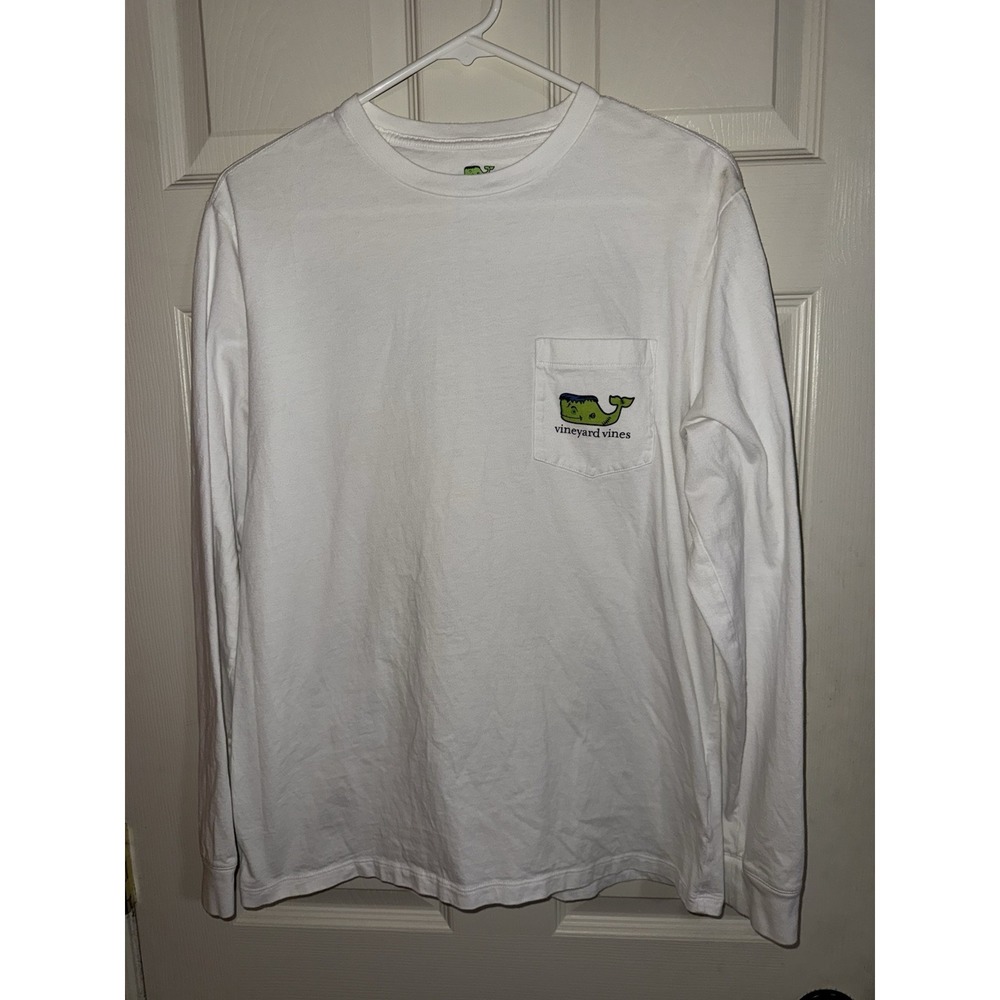 Vineyard Vines Men's S Happy Halloween Long Sleeve T-shirt Seasonal